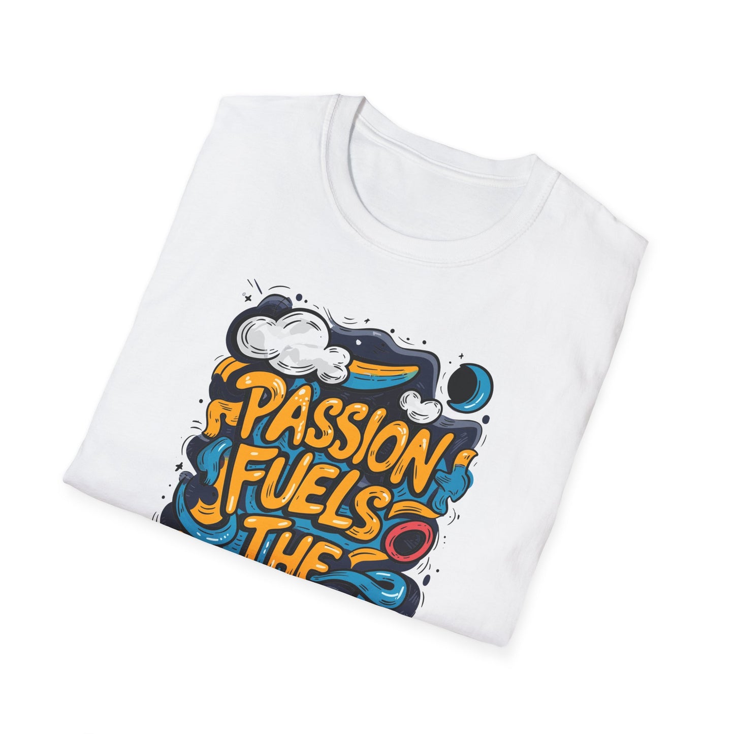 Passion Fuels The Journey Unisex Softstyle T-Shirt