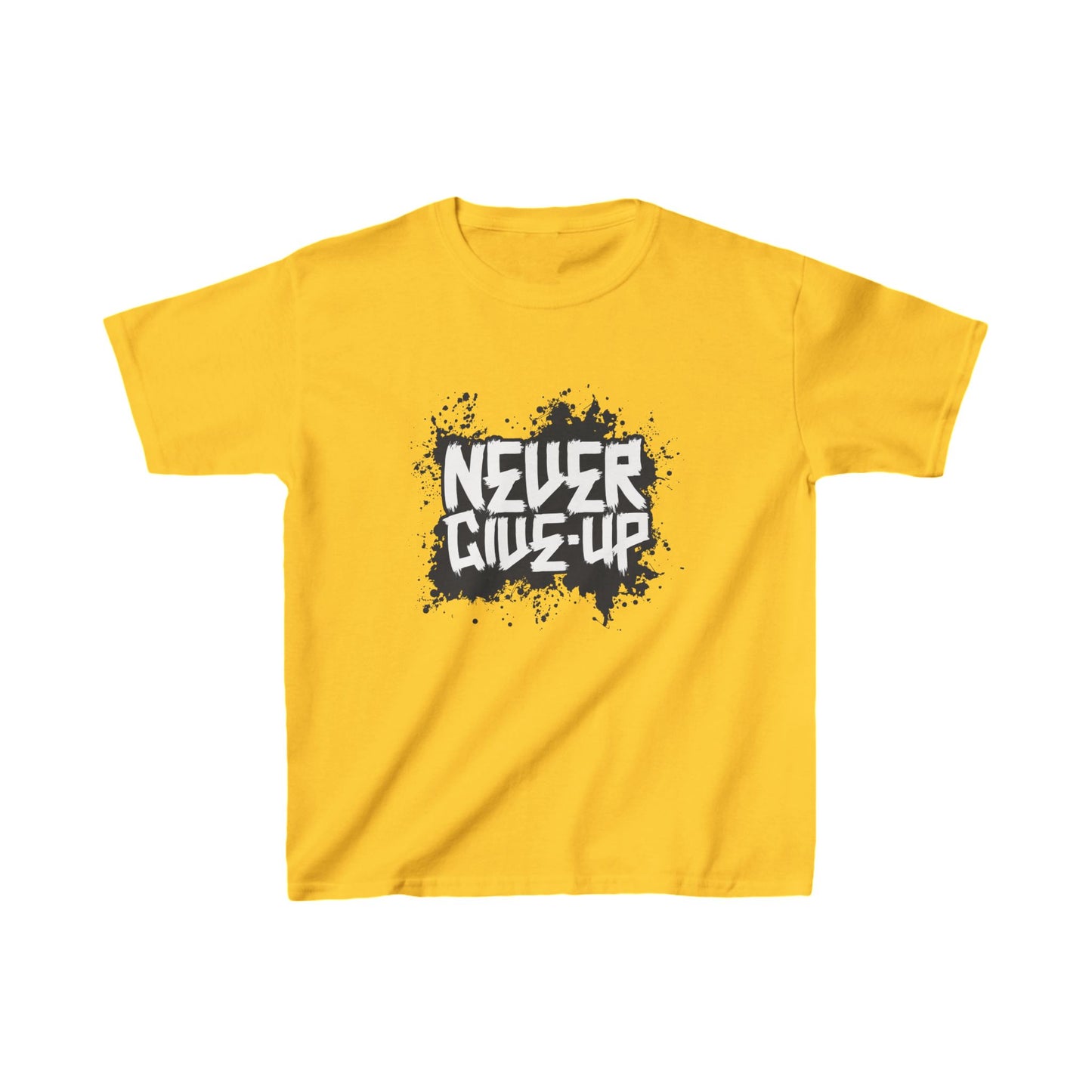 Never Give Up Kids Heavy Cotton™ Tee