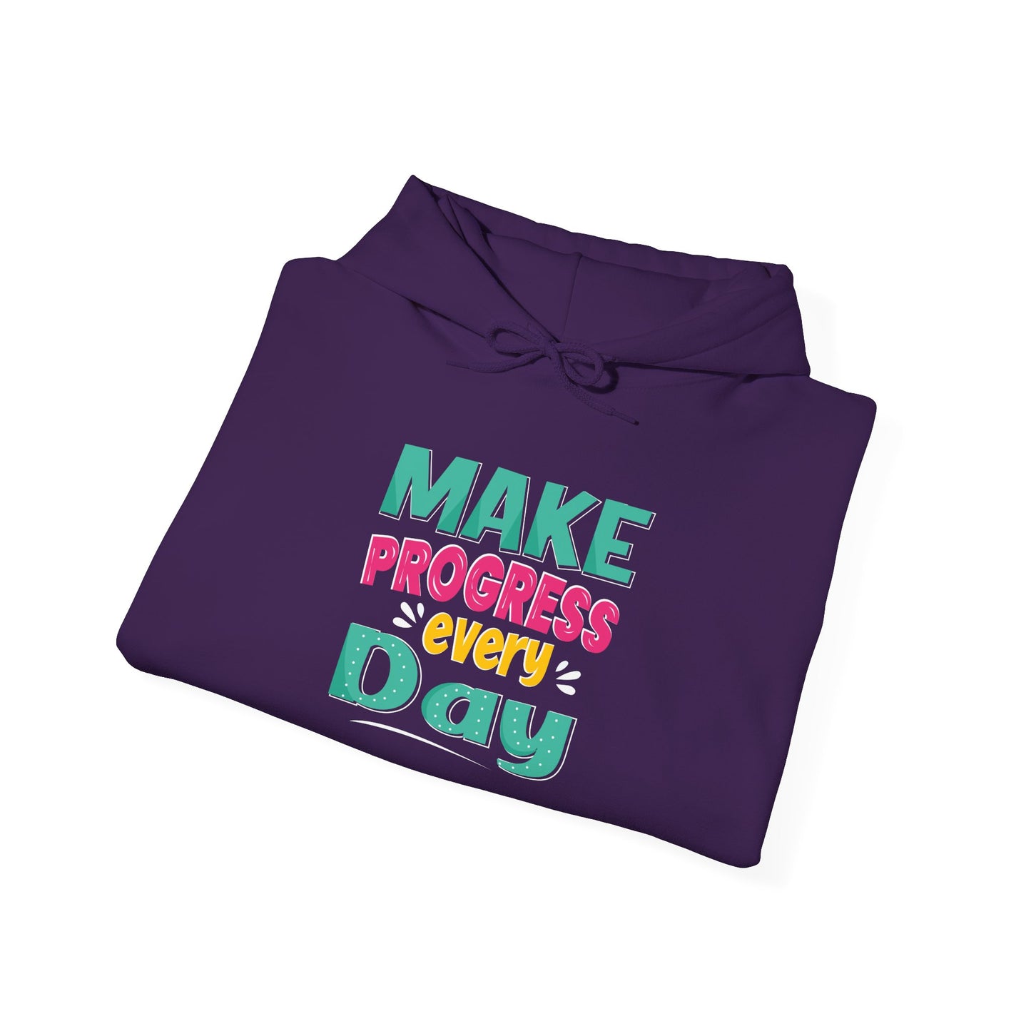 Make Progress Every Day Unisex Heavy Blend™ Hooded Sweatshirt