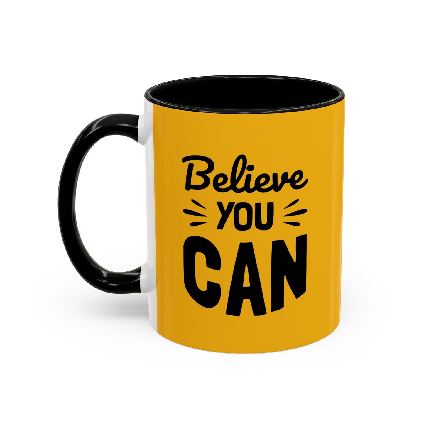 Believe You Can Accent Coffee Mug (11, 15oz)
