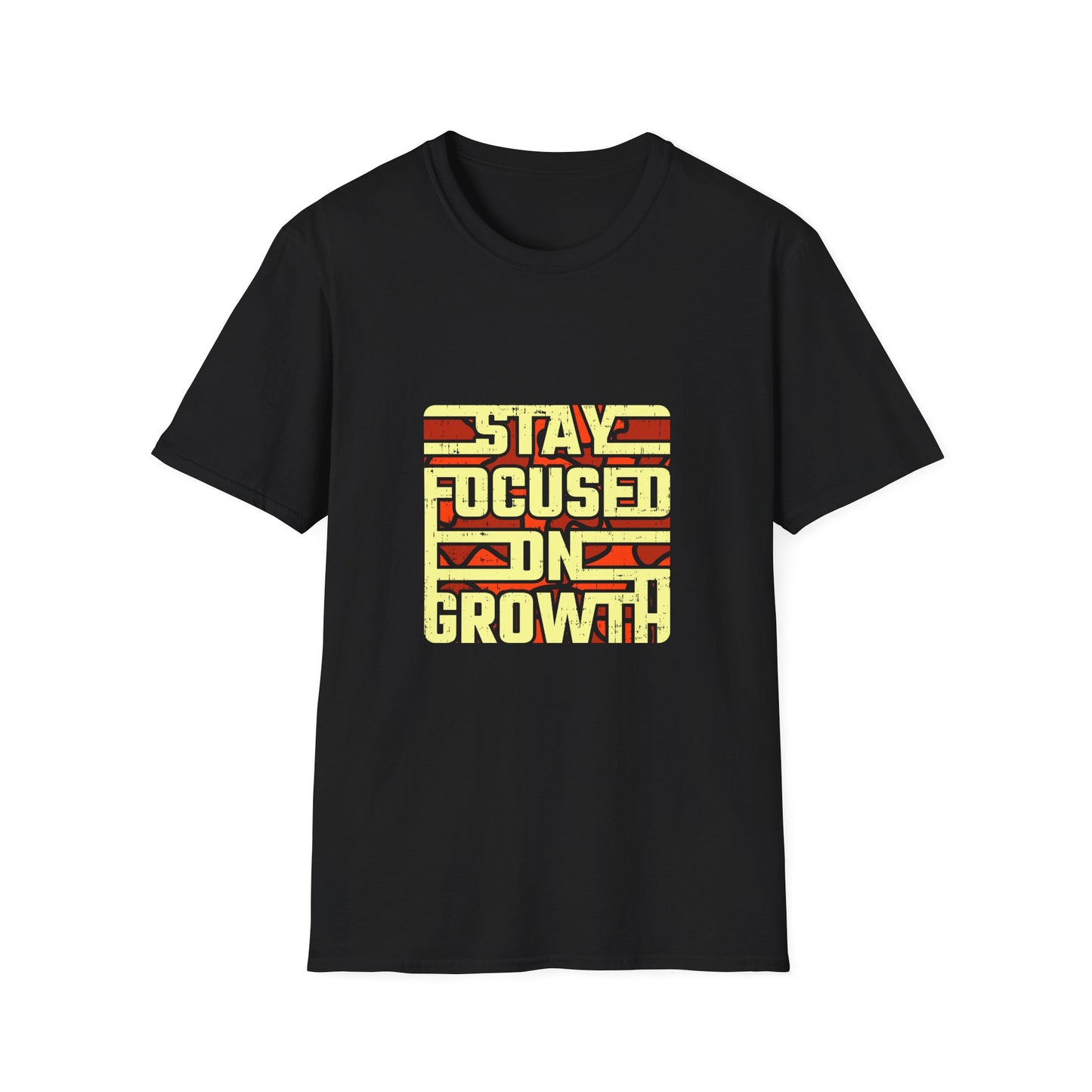 Stay Focused On Growth Unisex Softstyle T-Shirt