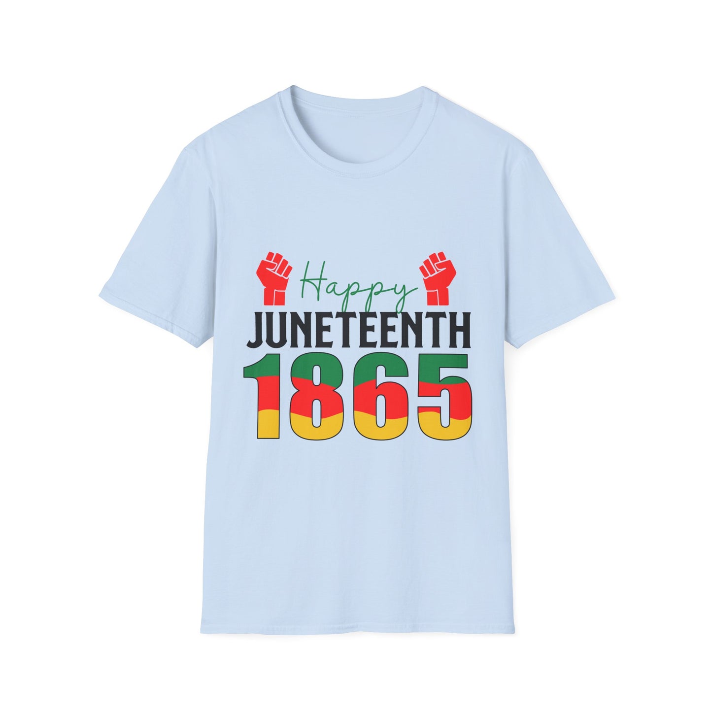 Happy Juneteenth 1865 Unisex Softstyle T-Shirt