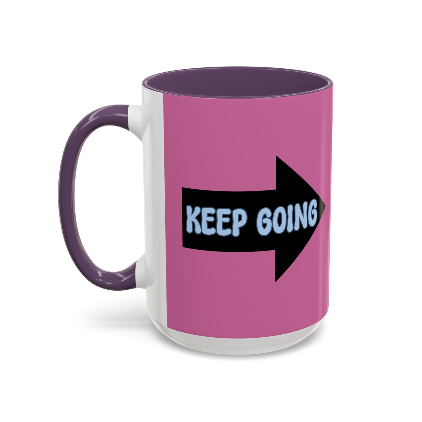 Keep Going  Accent Coffee Mug (11, 15oz)