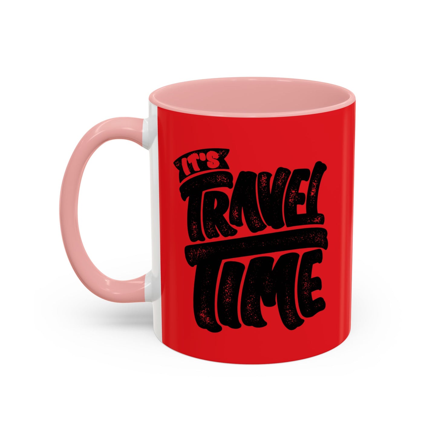 It's Travel Time Accent Coffee Mug (11, 15oz)