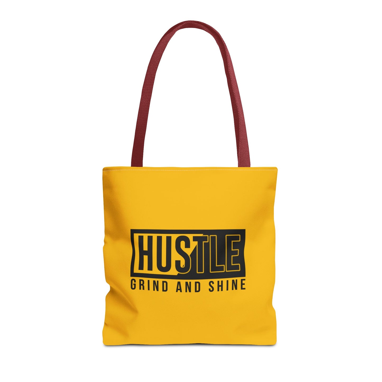 Hustle Grind And Shine Tote Bag (AOP)