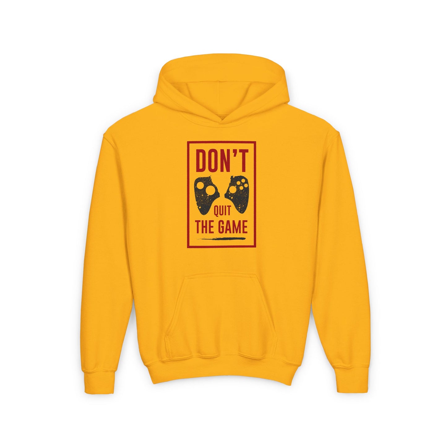 Don't Quit The Game Youth Heavy Blend Hooded Sweatshirt