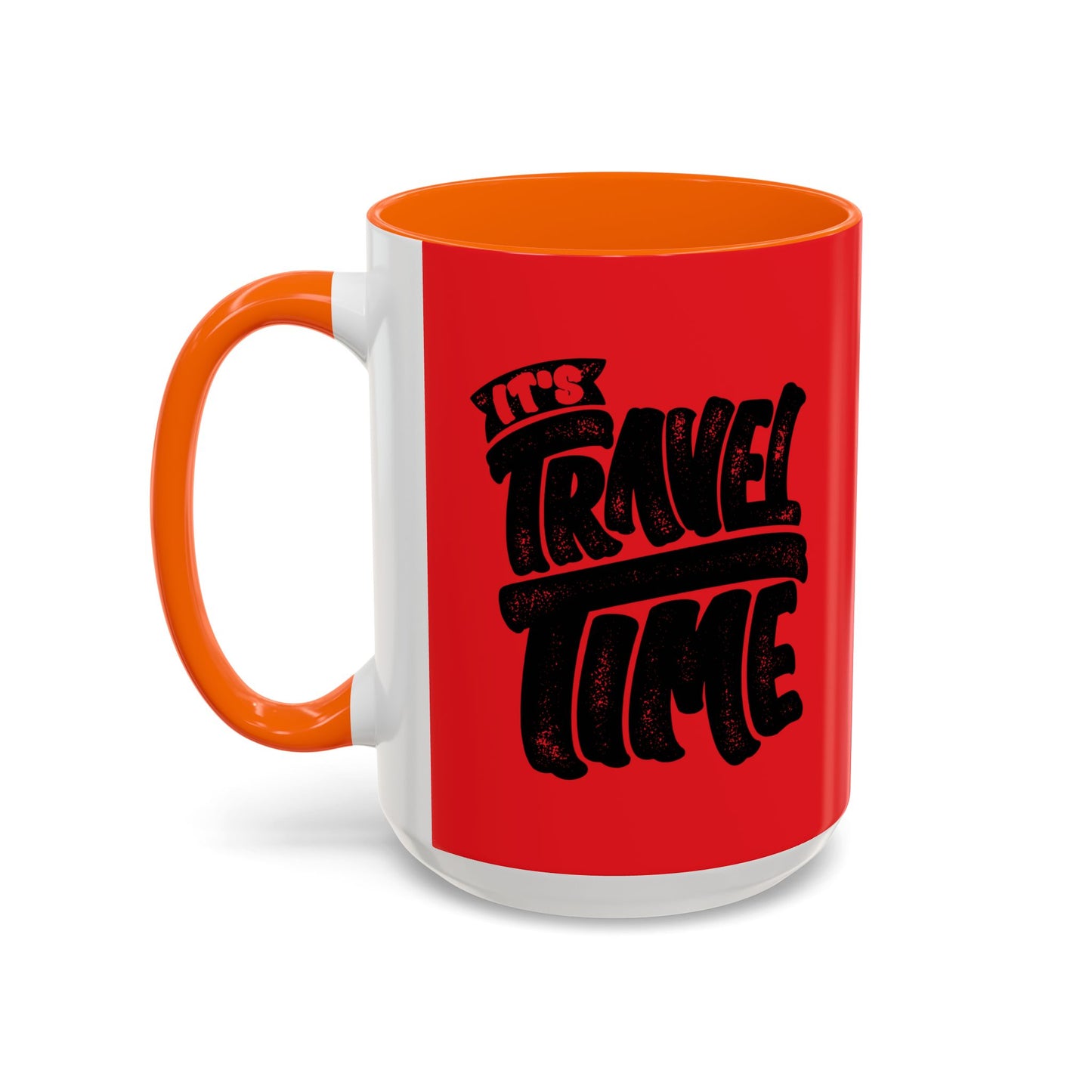 It's Travel Time Accent Coffee Mug (11, 15oz)