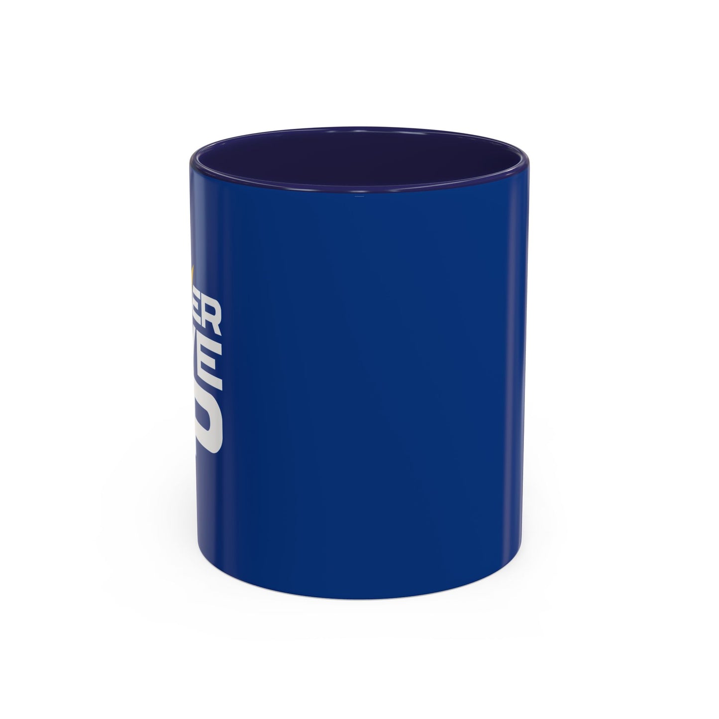 Never Give Up Accent Coffee Mug (11, 15oz)