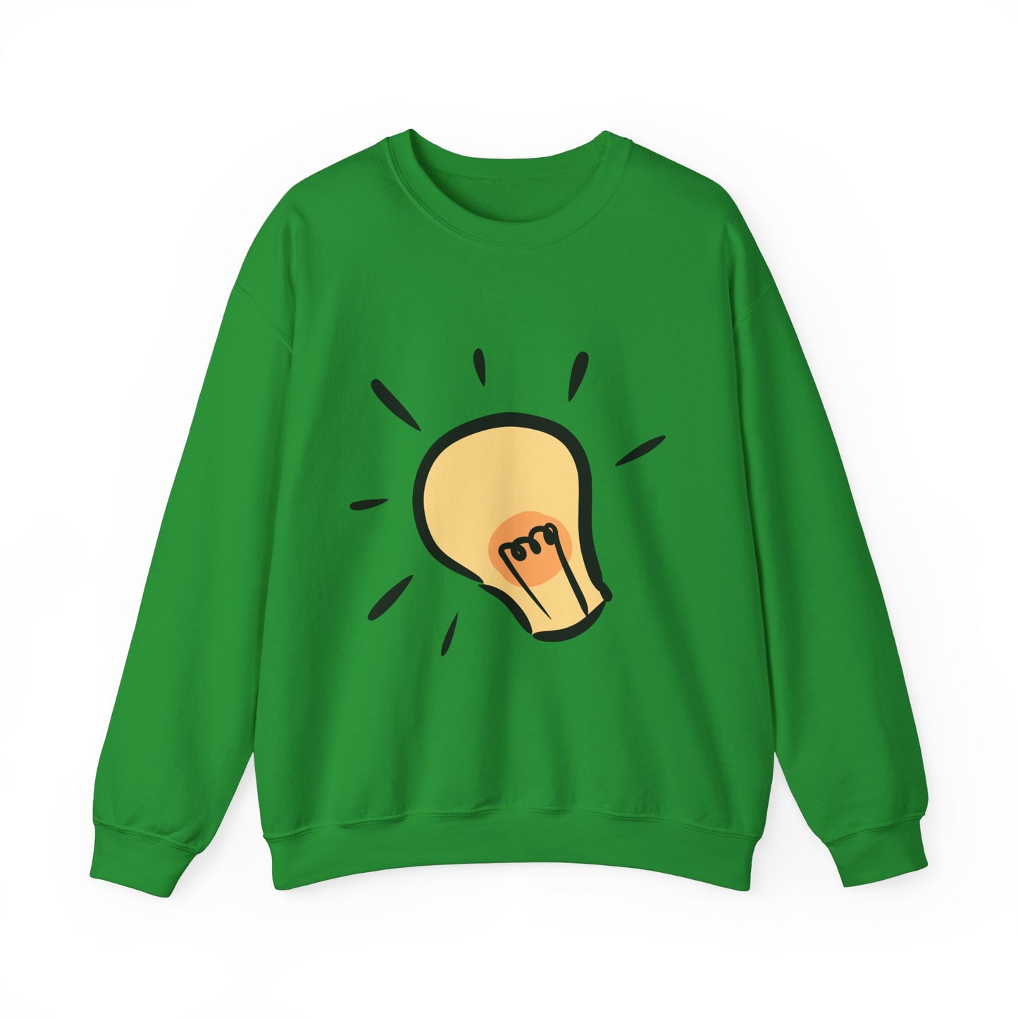 Light Bulb Unisex Heavy Blend™ Crewneck Sweatshirt