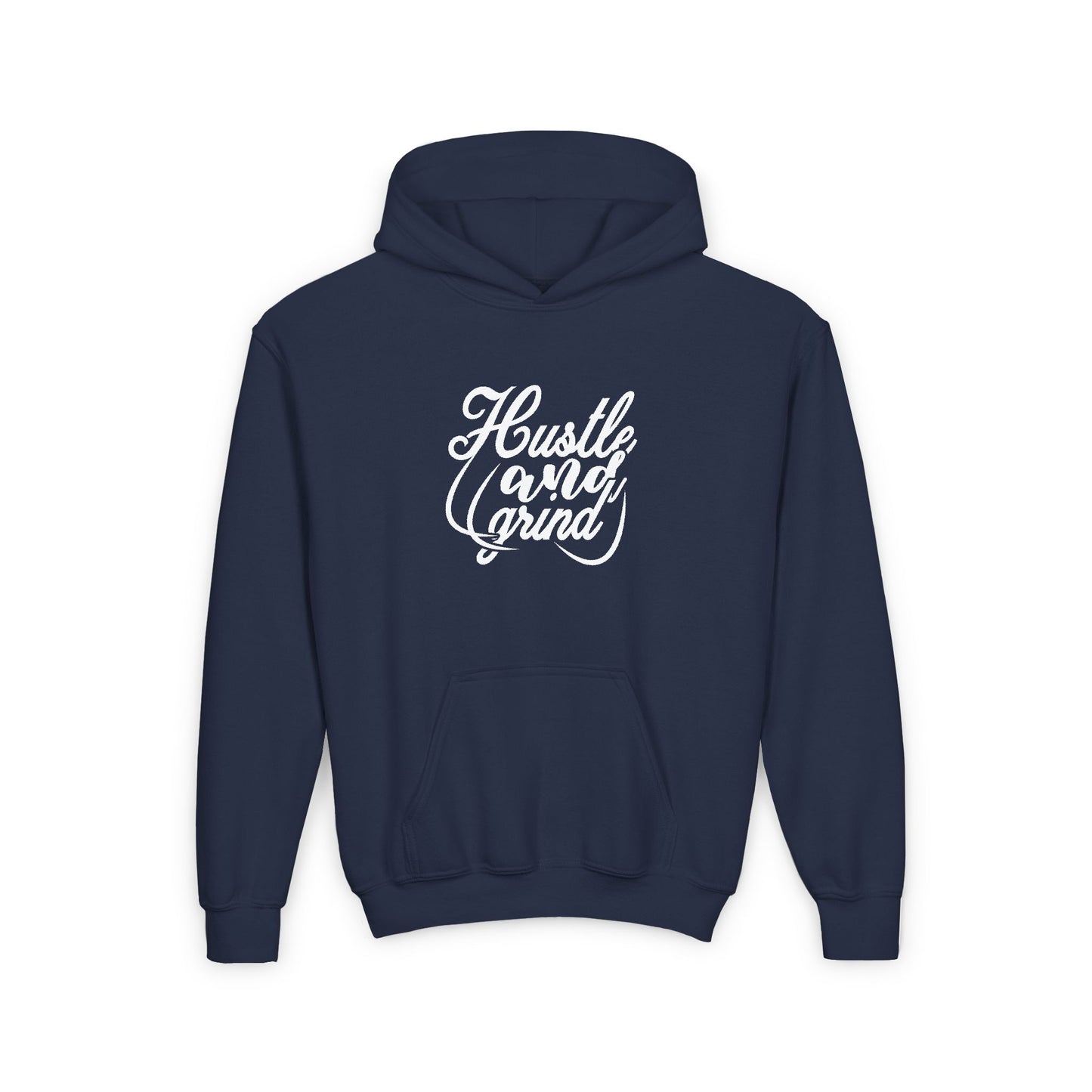 Hustle And Grind Youth Heavy Blend Hooded Sweatshirt