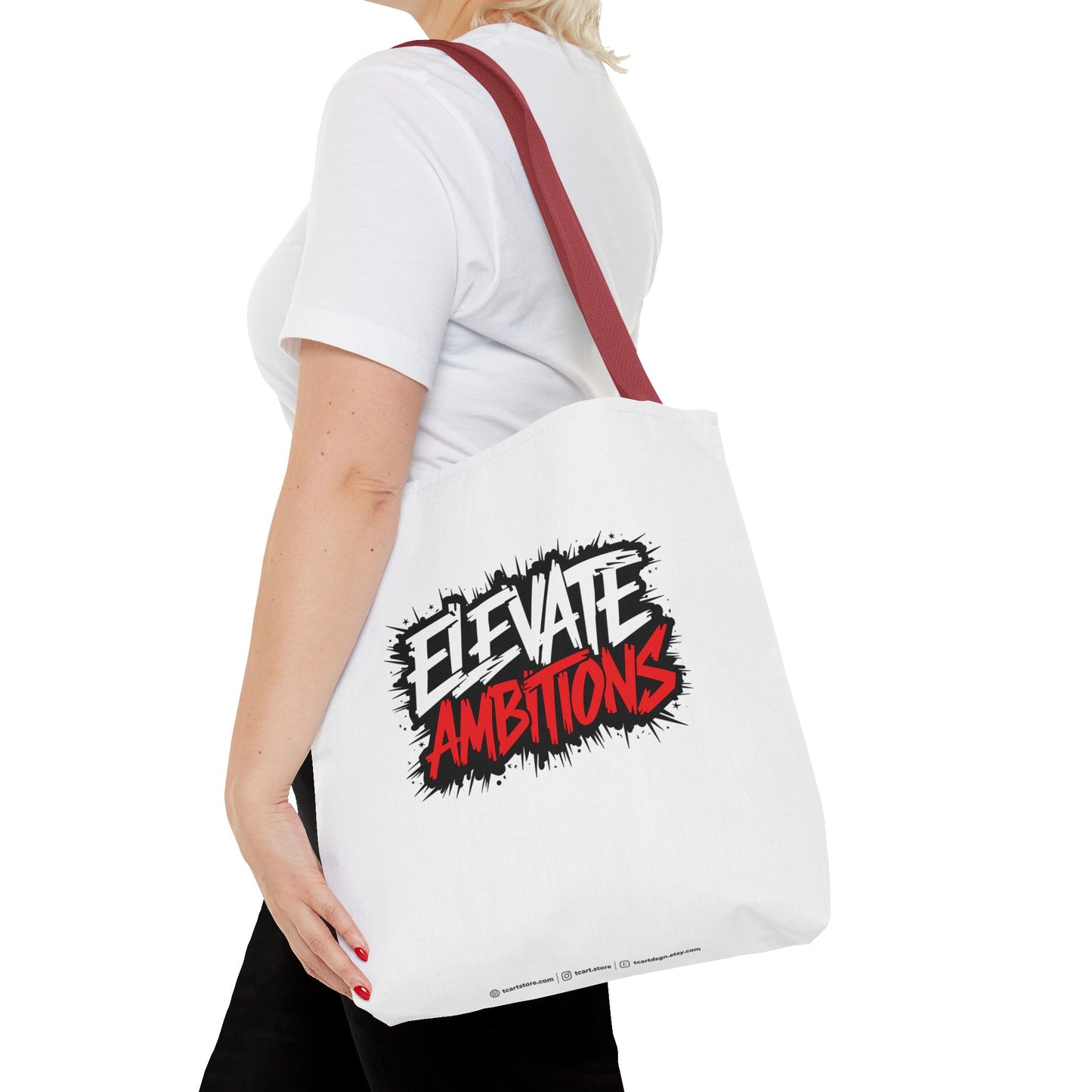 Elevate Ambitions Tote Bag (AOP)