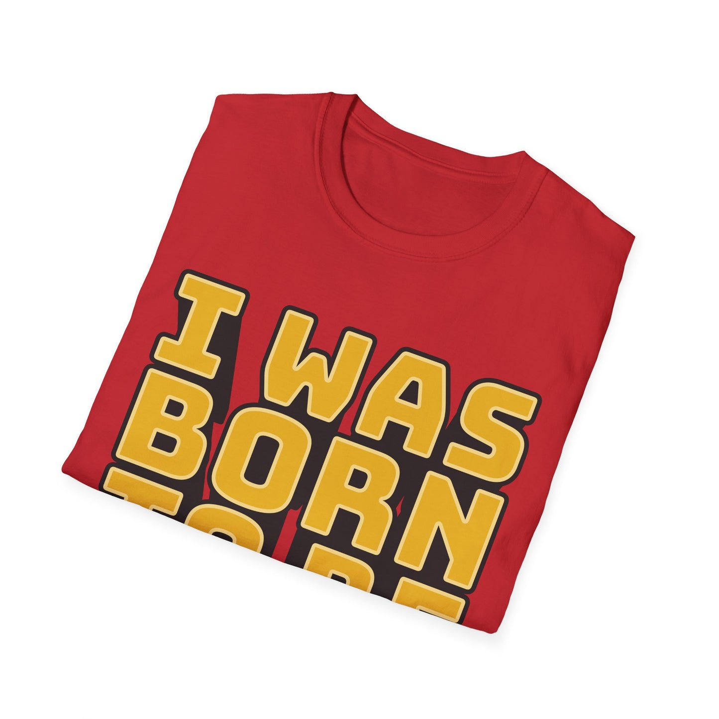 I Was Born To Be Handsome Unisex Softstyle T-Shirt