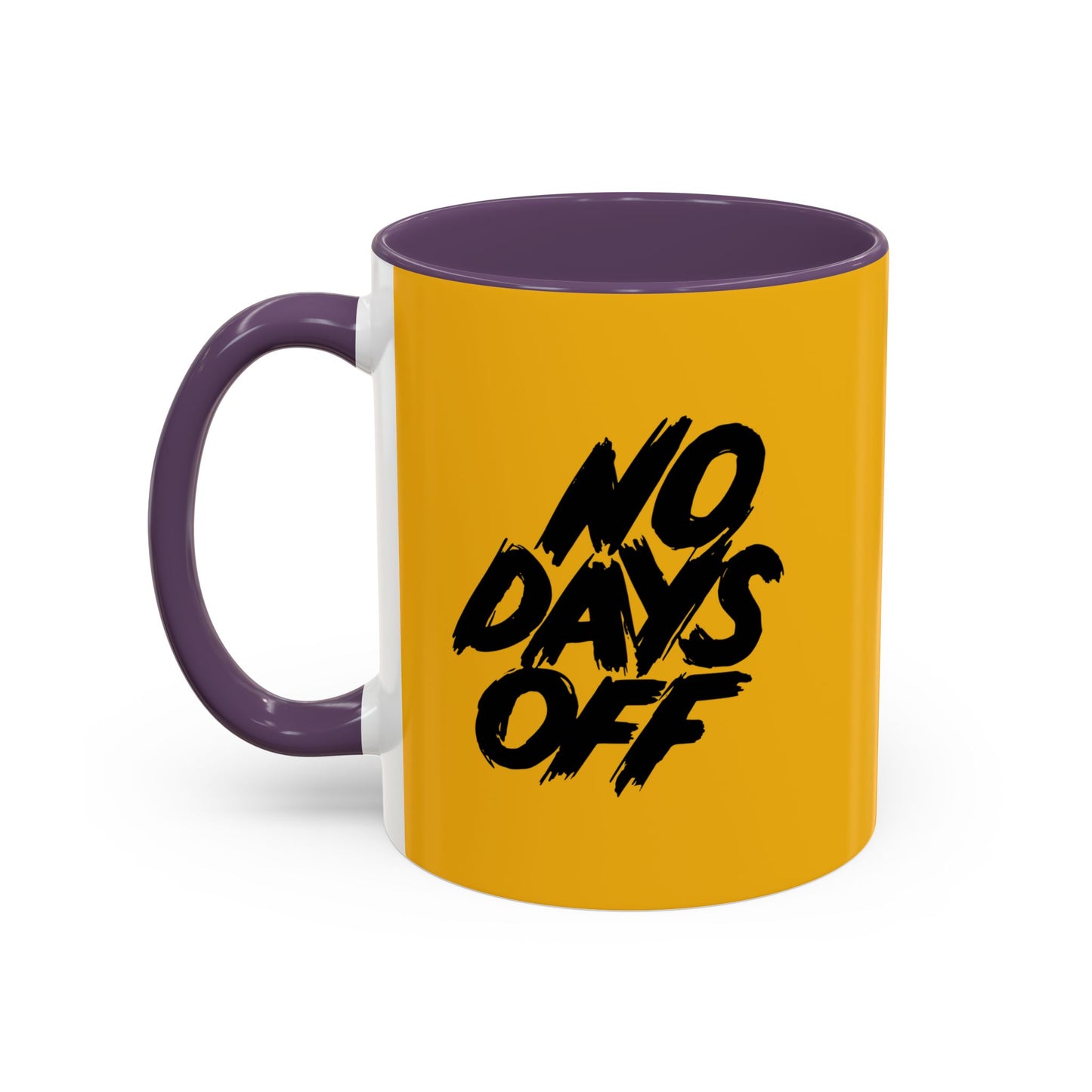 No Days Off Accent Coffee Mug (11, 15oz)