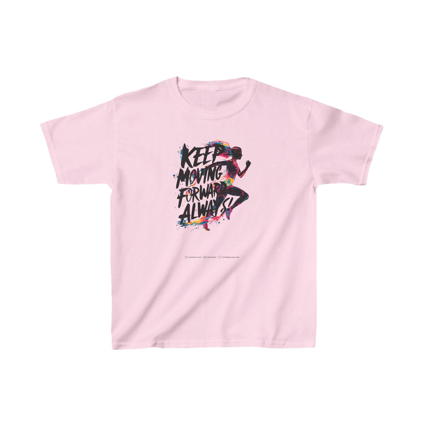 Keep Moving Forward Always Kids Heavy Cotton™ Tee