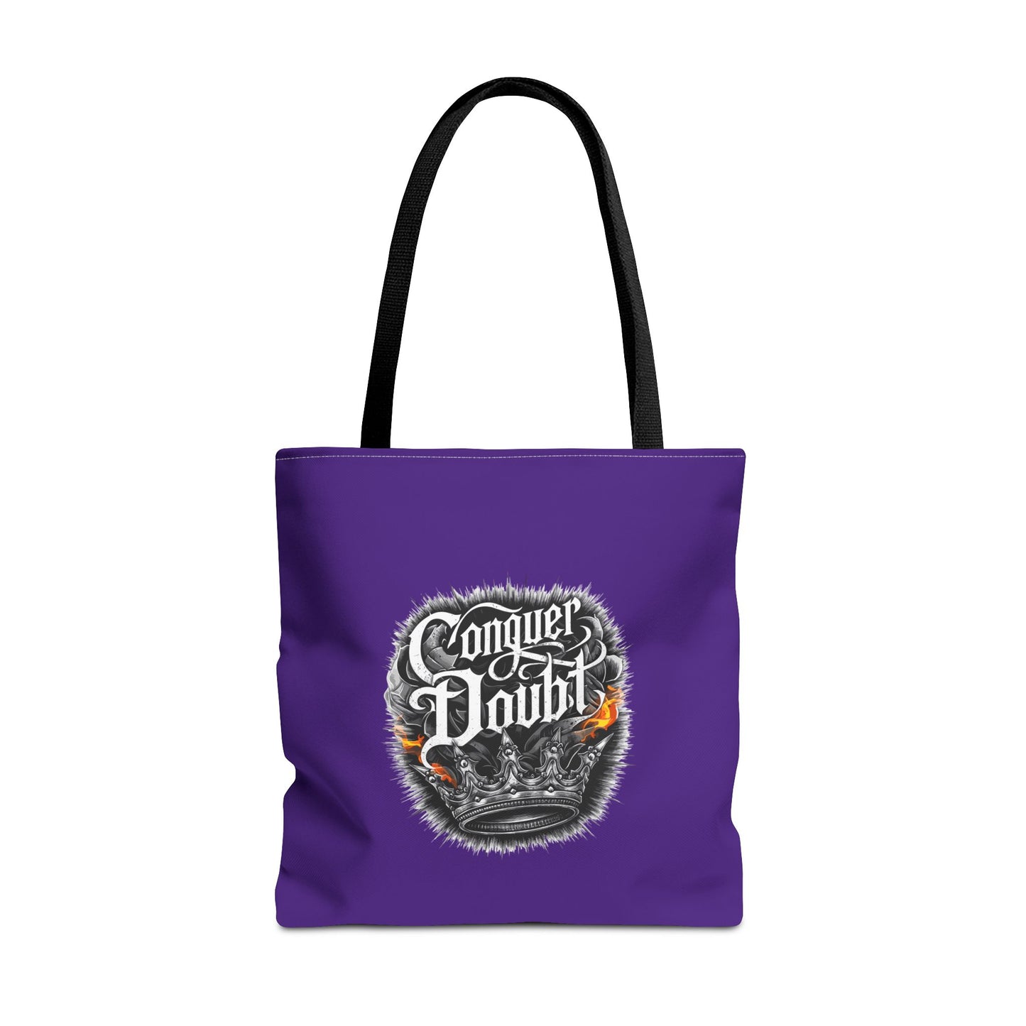 Conquer Doubt Tote Bag (AOP)