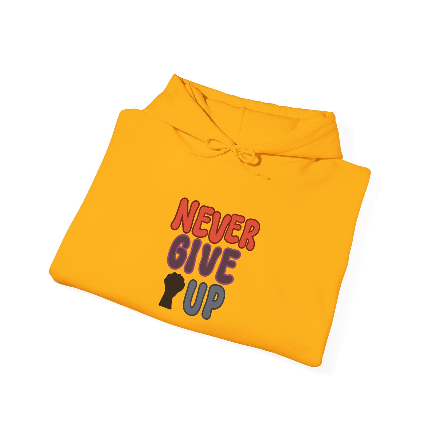 Never Give Up Unisex Heavy Blend™ Hooded Sweatshirt