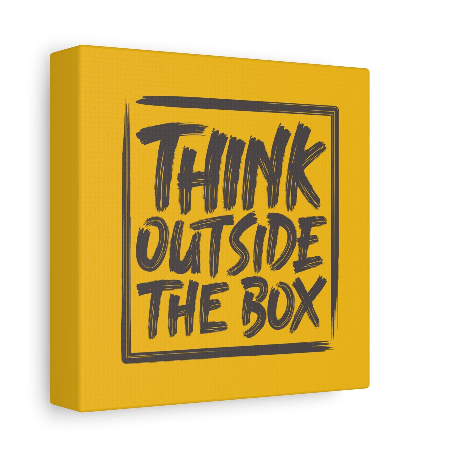 Think Outsidethe Box Matte Canvas, Stretched, 1.25"
