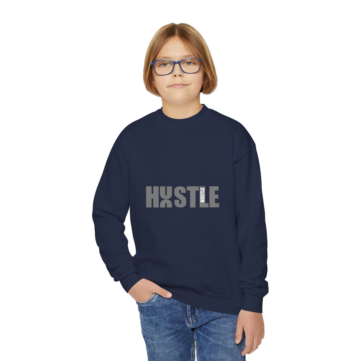 Hustle Youth Crewneck Sweatshirt