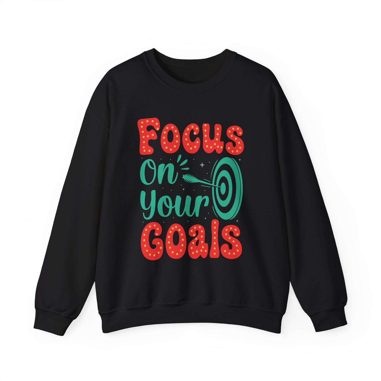 Focus On Your Goals Unisex Heavy Blend™ Crewneck Sweatshirt