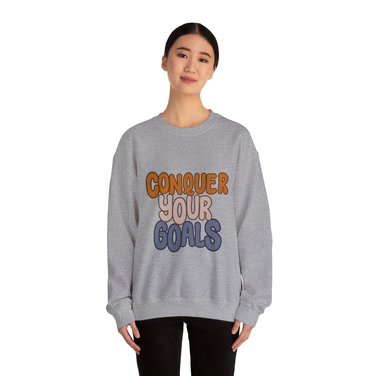Conquer Your Goals Unisex Heavy Blend™ Crewneck Sweatshirt