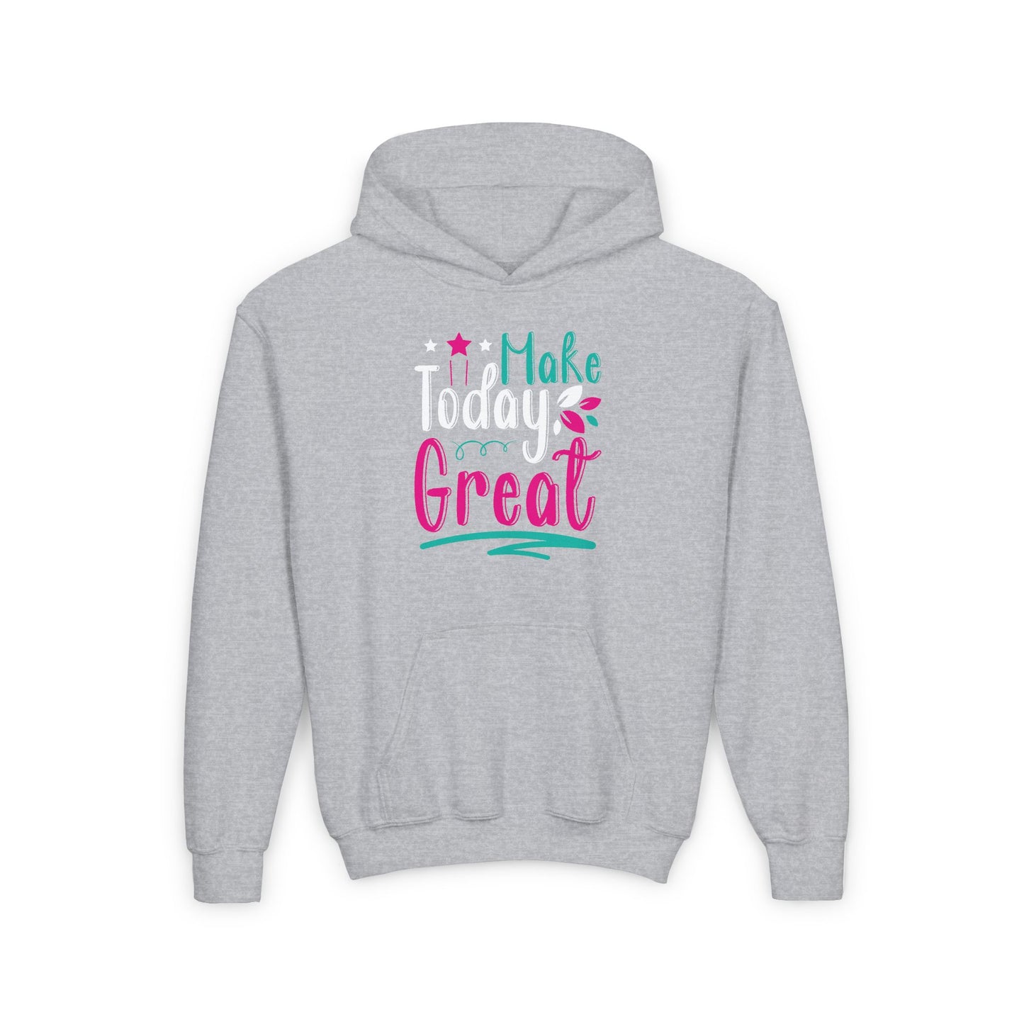 Make Today Great Youth Heavy Blend Hooded Sweatshirt