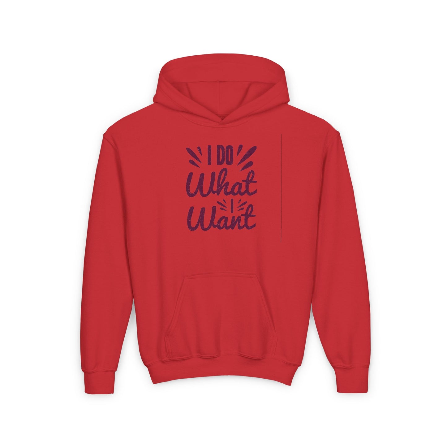 I Do What I Want Youth Heavy Blend Hooded Sweatshirt