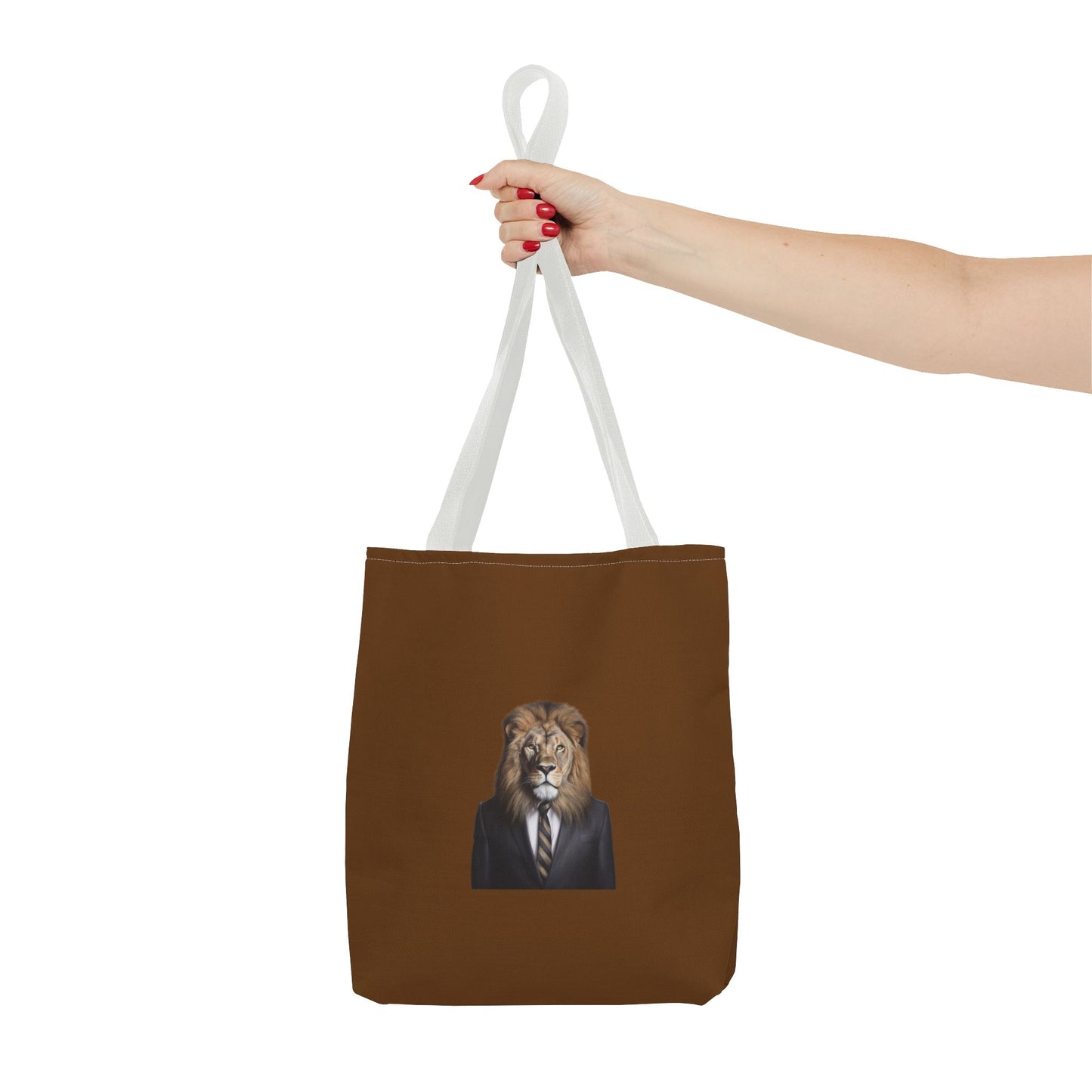 Lion Business Person Tote Bag (AOP)