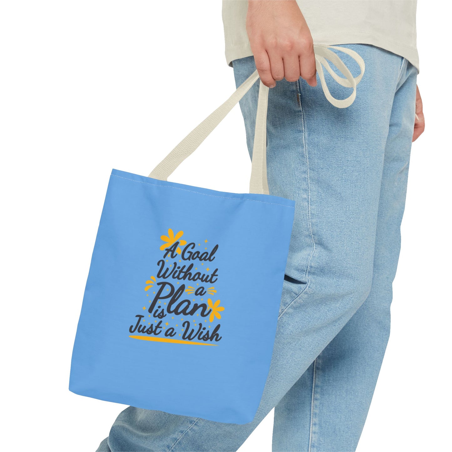 A Goal Without A Plan Is Just A Wish Tote Bag (AOP)