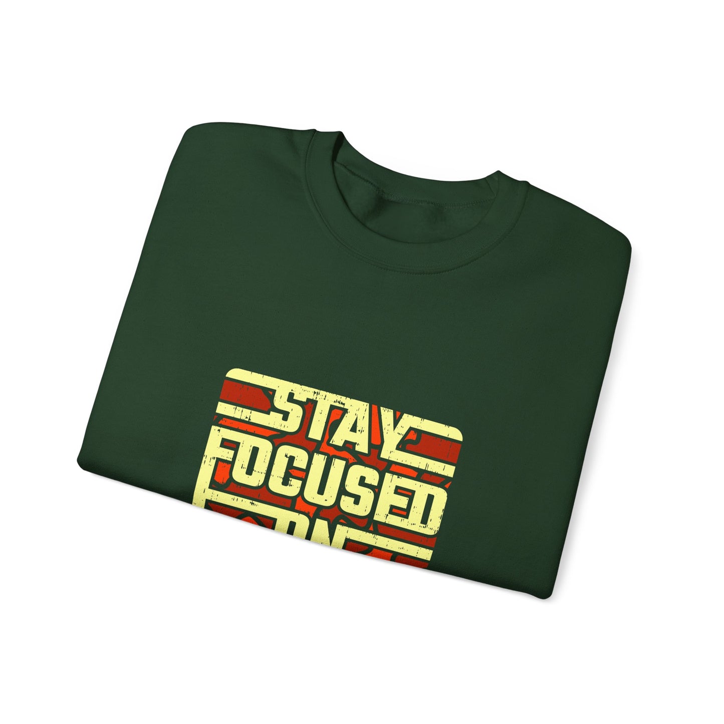 Stay Focused On Growth Unisex Heavy Blend™ Crewneck Sweatshirt