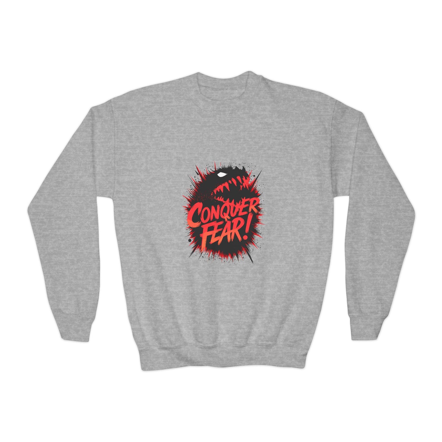 Conquer Fear! Youth Crewneck Sweatshirt