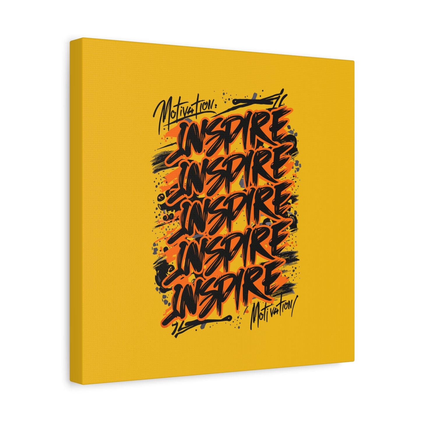 Motivation Inspire Motivation Matte Canvas, Stretched, 1.25"