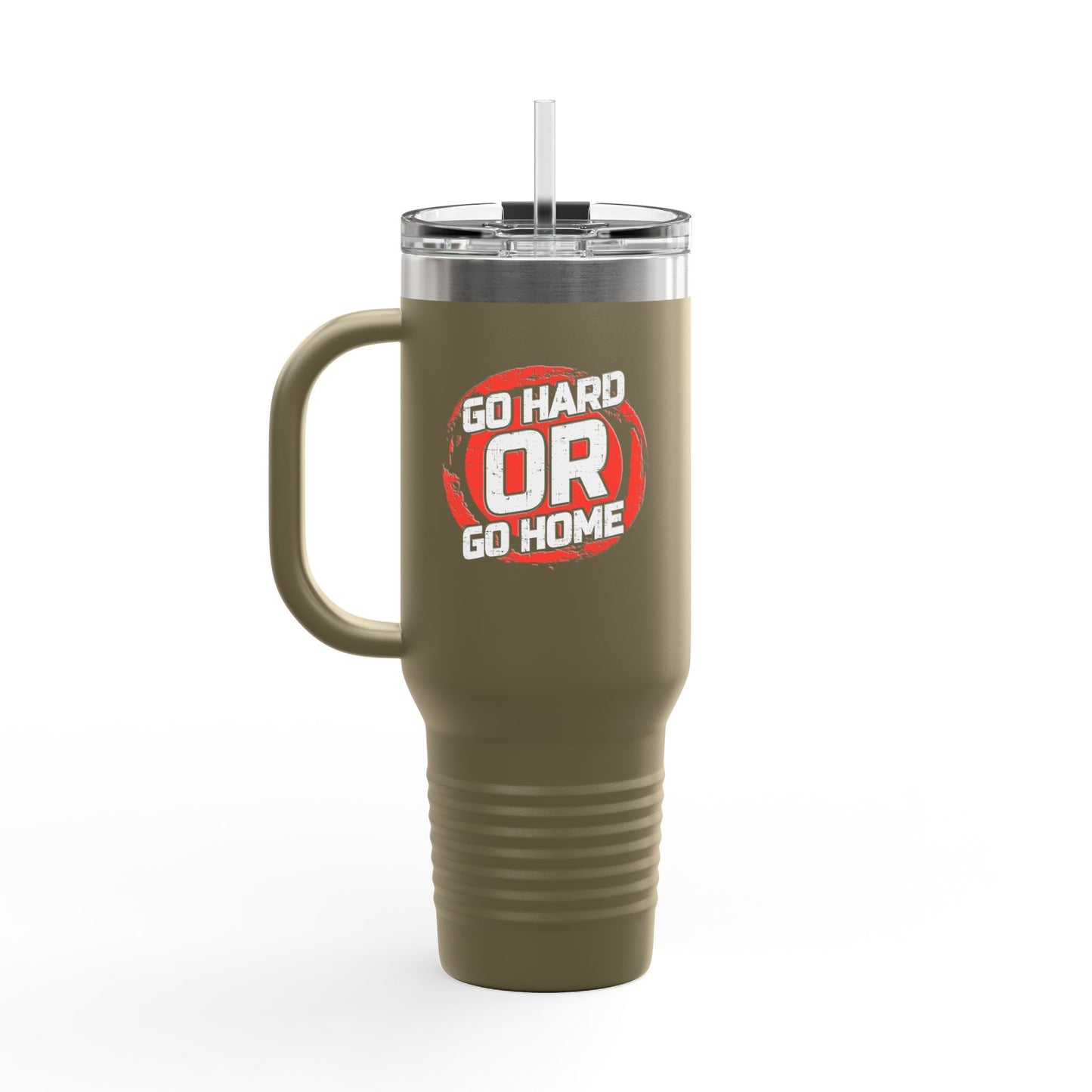 Go Hard Or Go Home Insulated Travel Mug, 40oz