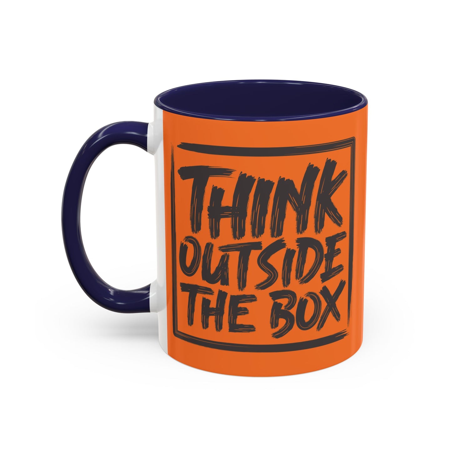 Think Outsidethe Box Accent Coffee Mug (11, 15oz)