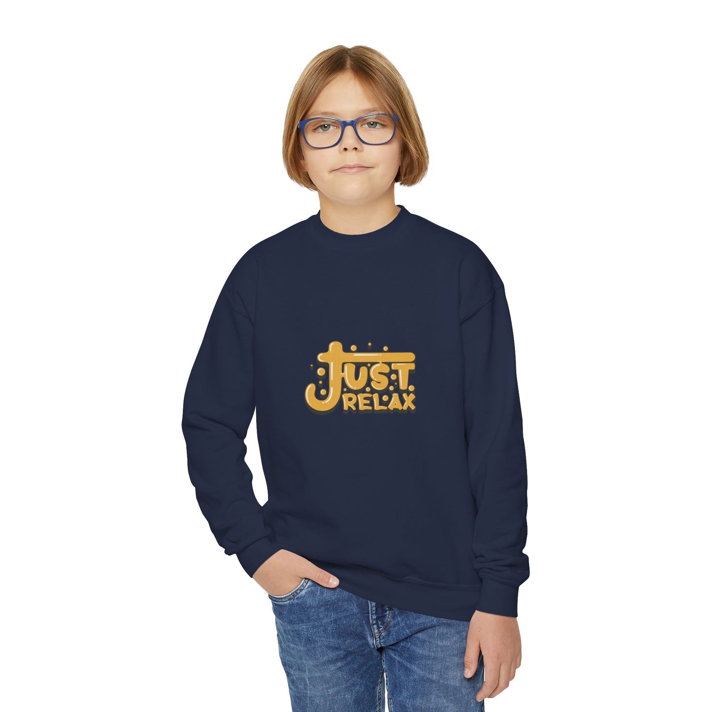 Just Relax Youth Crewneck Sweatshirt