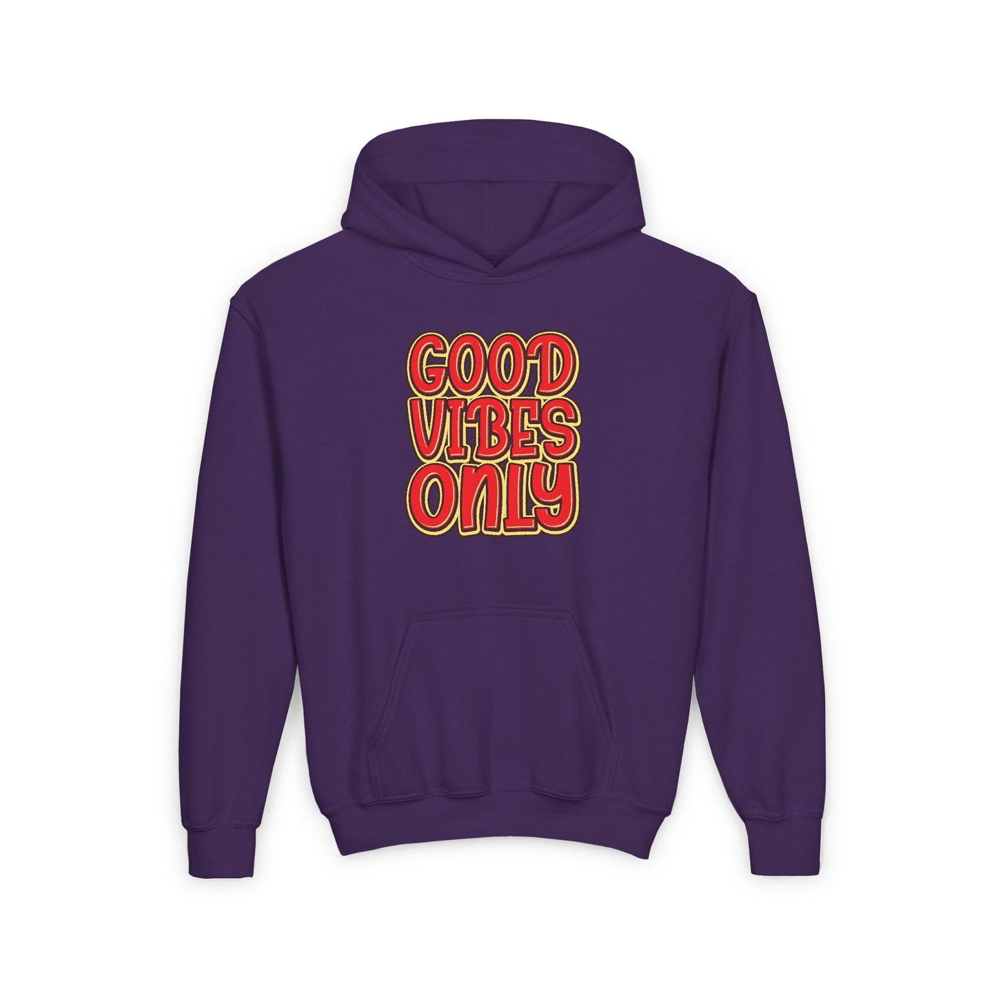 Good Vibes Only Youth Heavy Blend Hooded Sweatshirt
