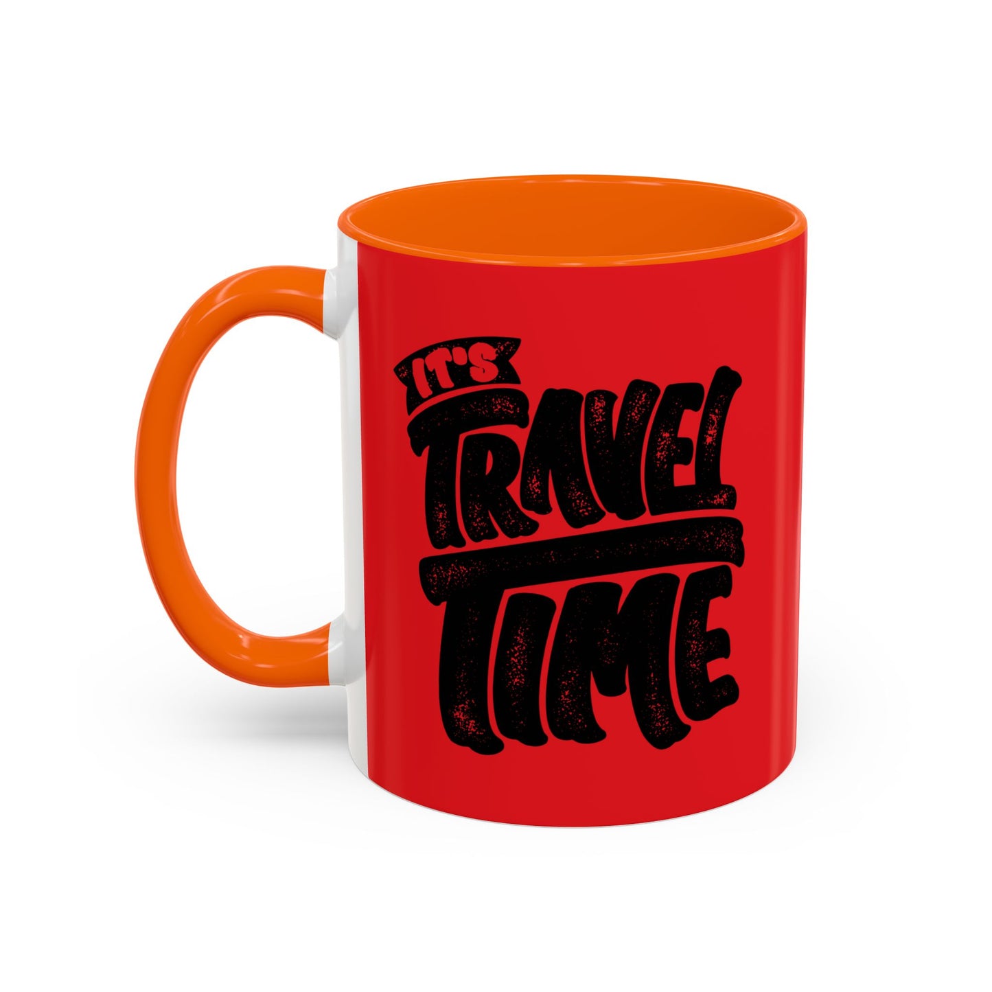 It's Travel Time Accent Coffee Mug (11, 15oz)