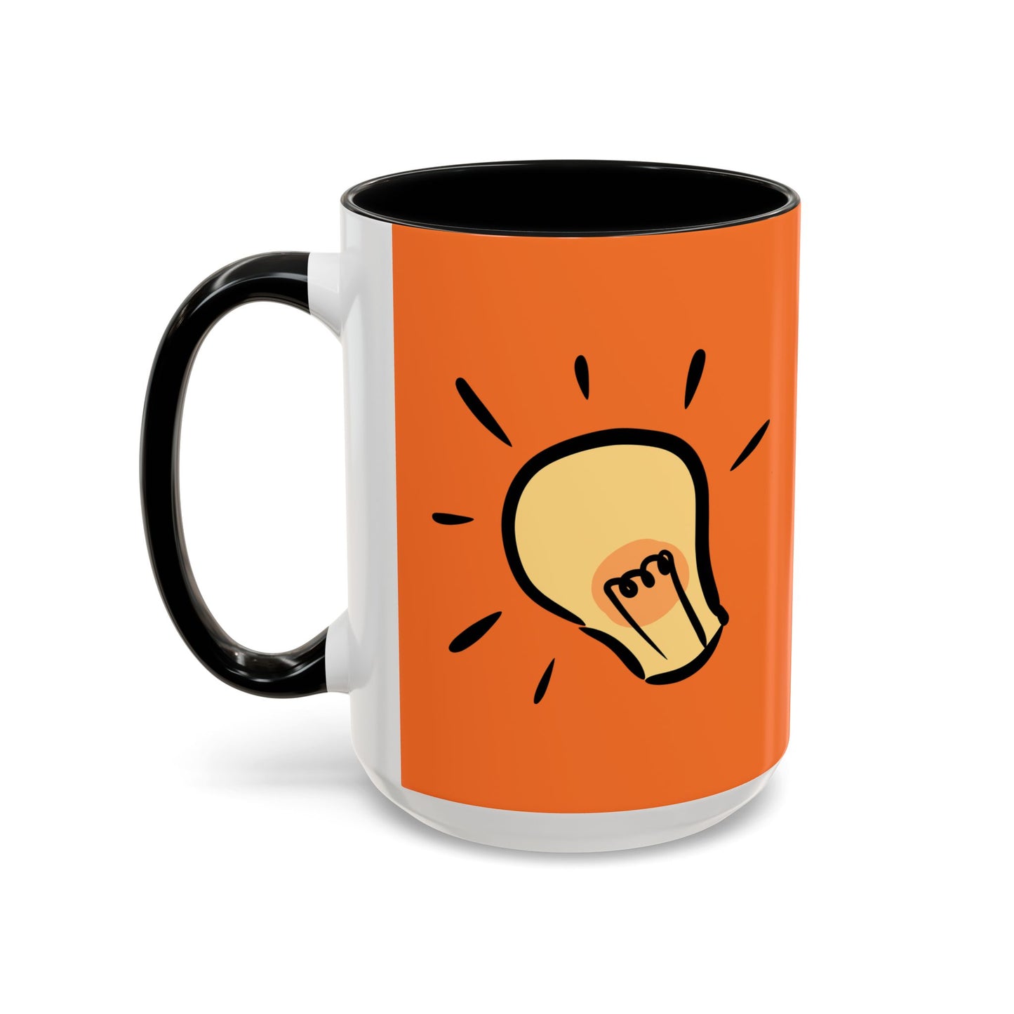 Light Bulb Accent Coffee Mug (11, 15oz)