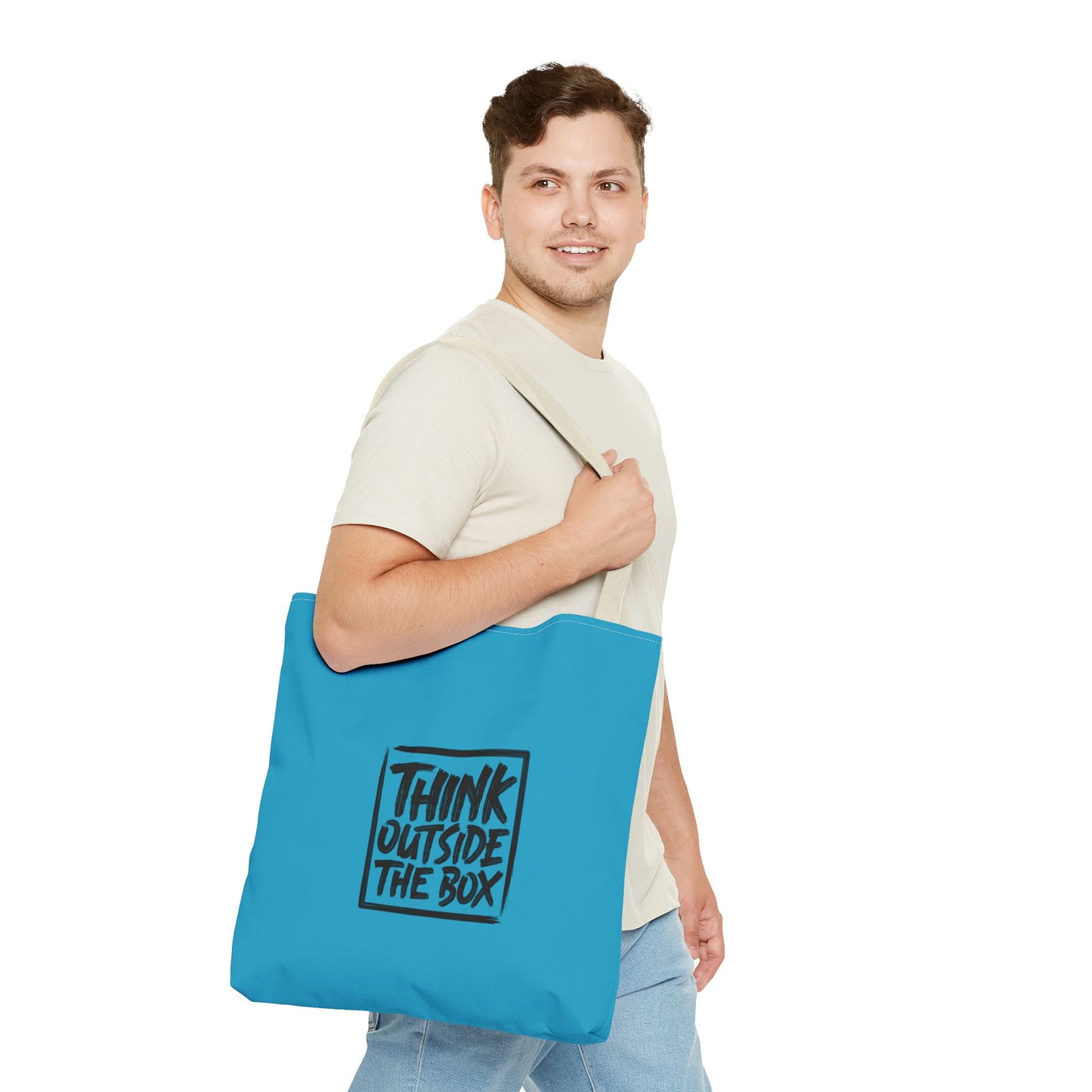 Think Outside The Box Tote Bag (AOP)