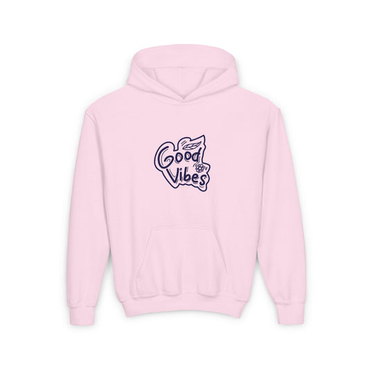 Good Vibes Youth Heavy Blend Hooded Sweatshirt