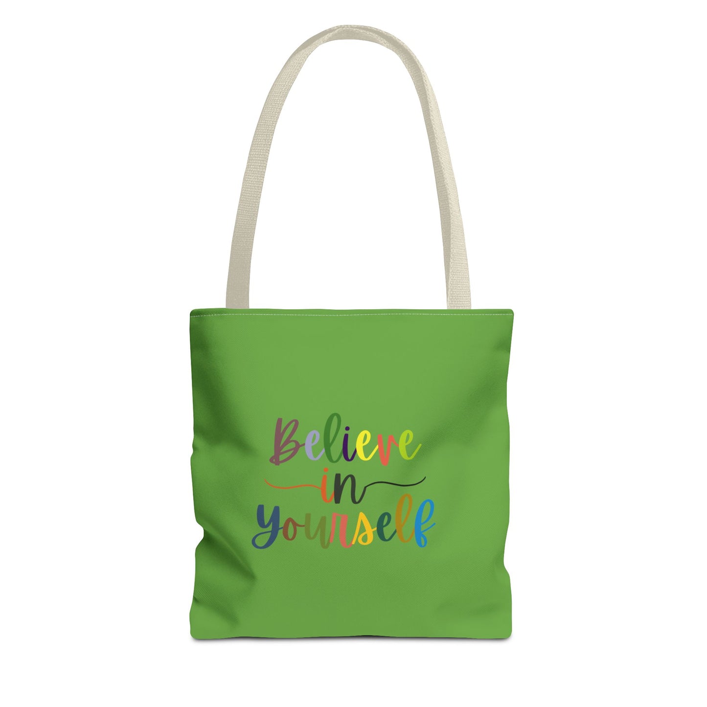 Believe In Your Self Tote Bag (AOP)