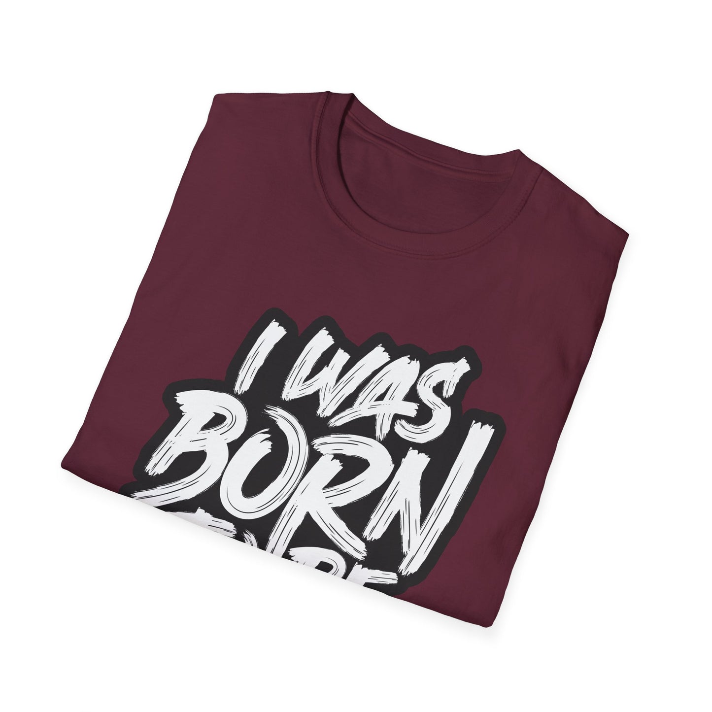I Was Born To Be Handsome Unisex Softstyle T-Shirt