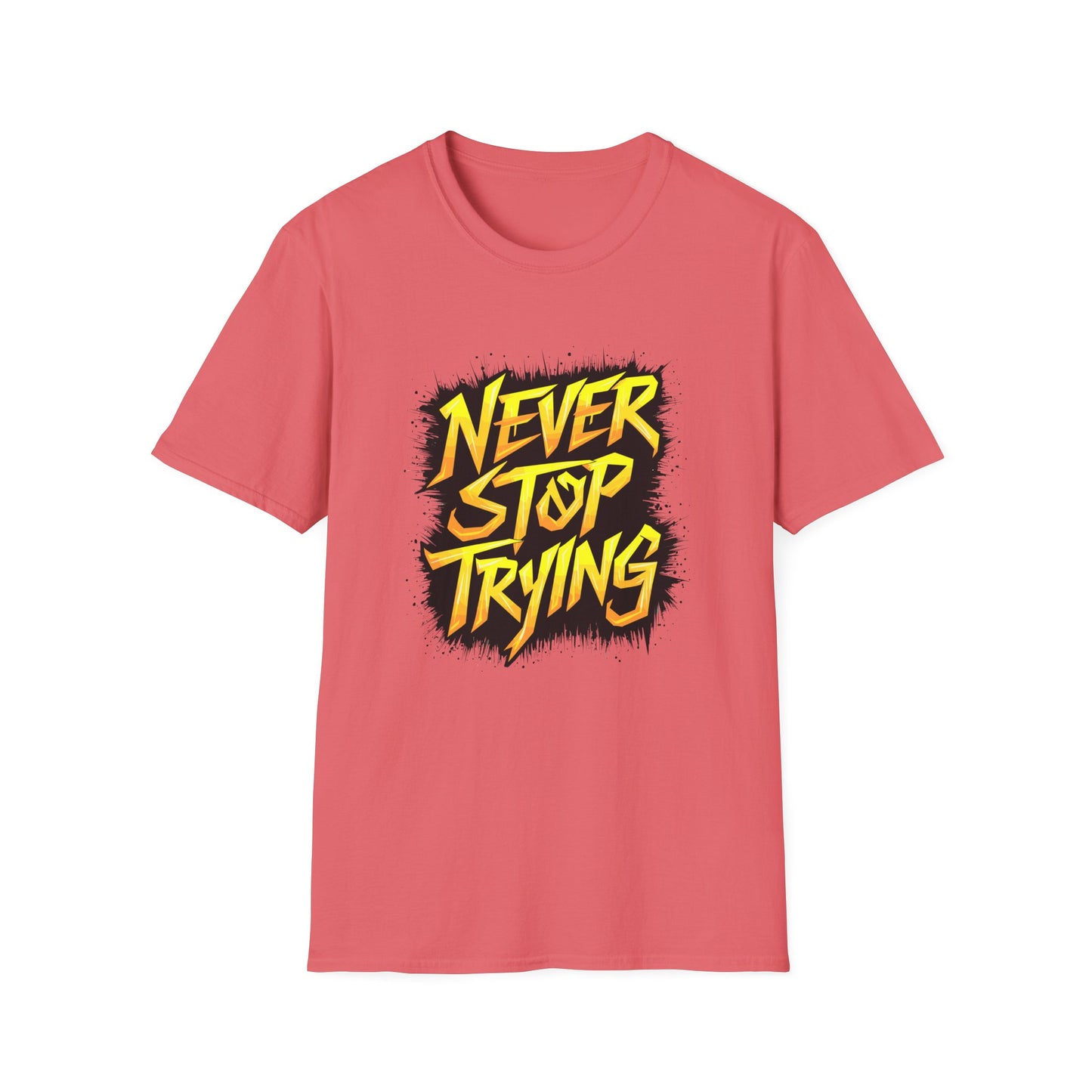 Never Stop Trying Unisex Softstyle T-Shirt