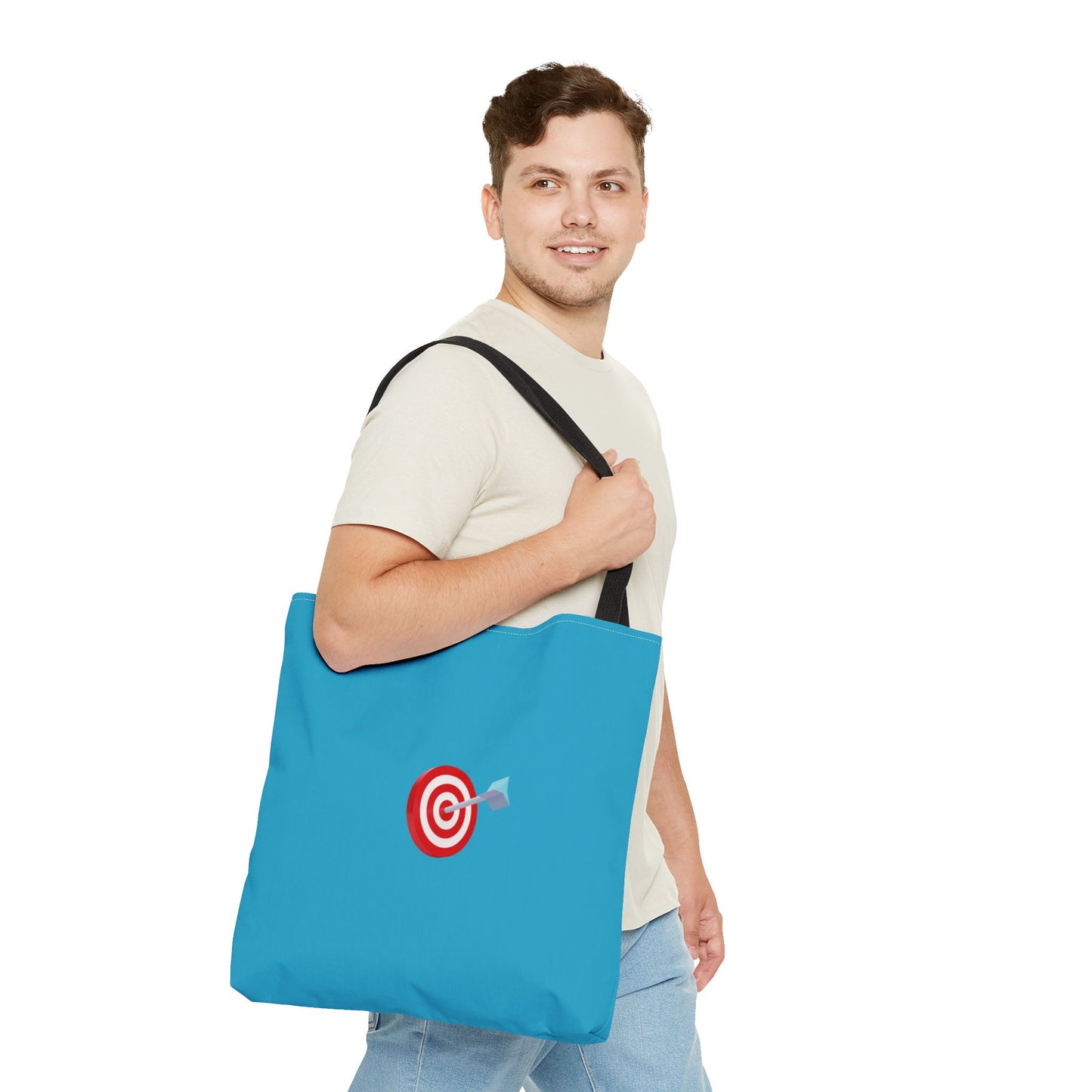 3d Render Arroe Hit The Center Of Target Or Goal Of Success Tote Bag (AOP)