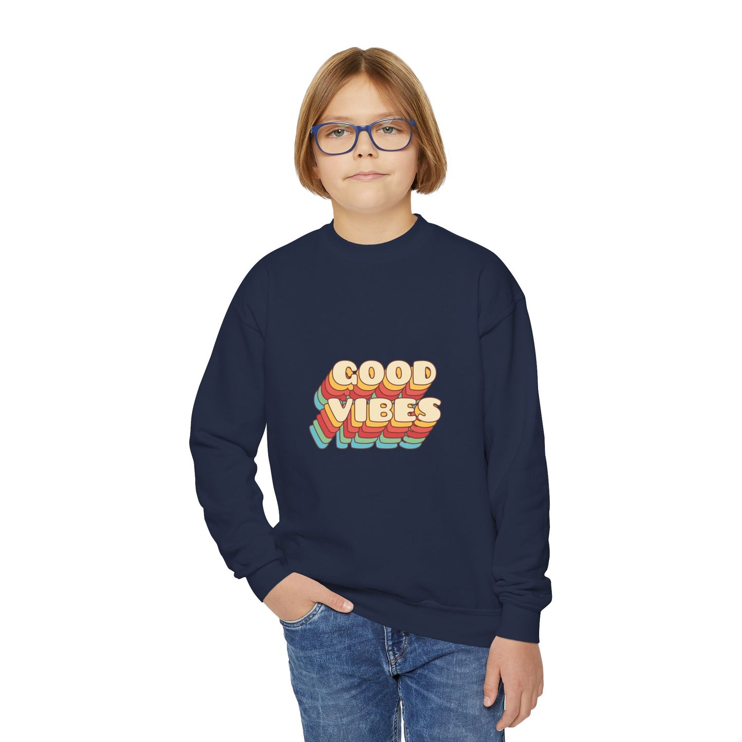 Good Vibes Youth Crewneck Sweatshirt