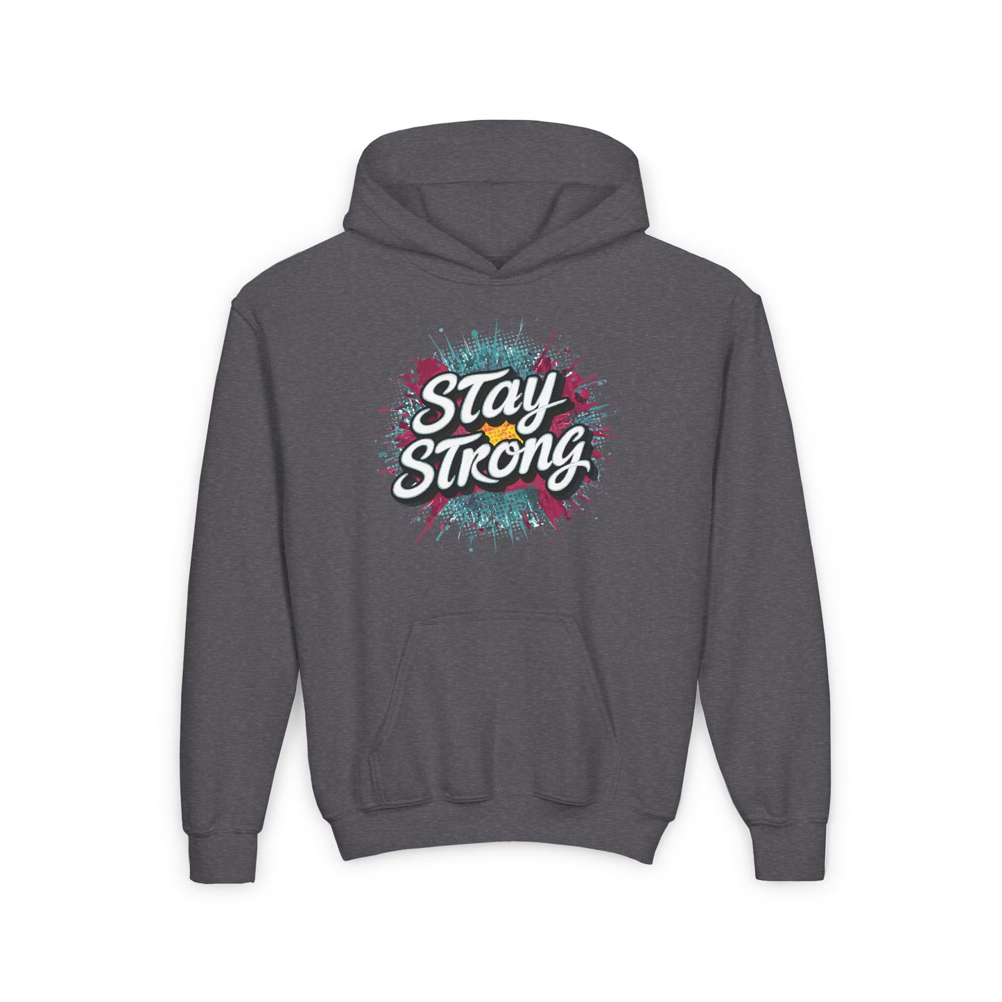 Stay Strong Youth Heavy Blend Hooded Sweatshirt