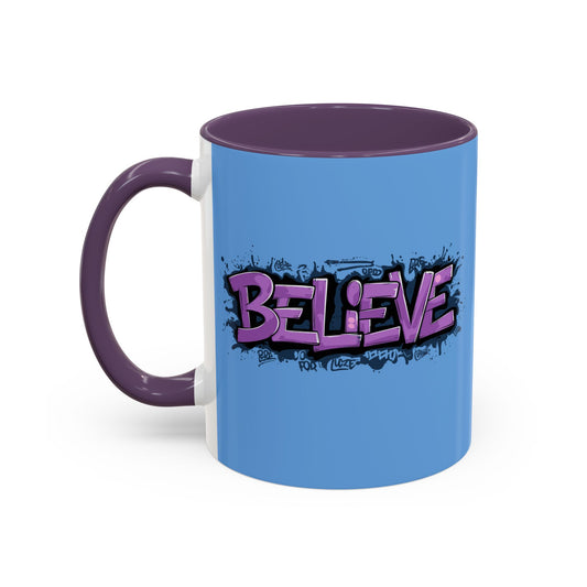 Believe Accent Coffee Mug (11, 15oz)