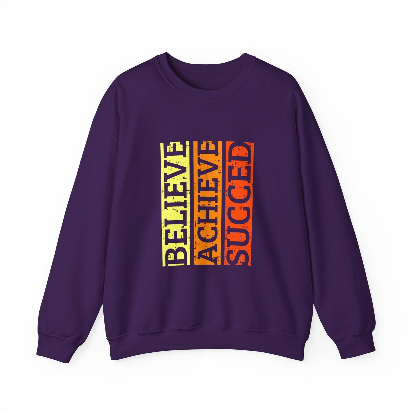 Belive Achieve Succed Unisex Heavy Blend™ Crewneck Sweatshirt