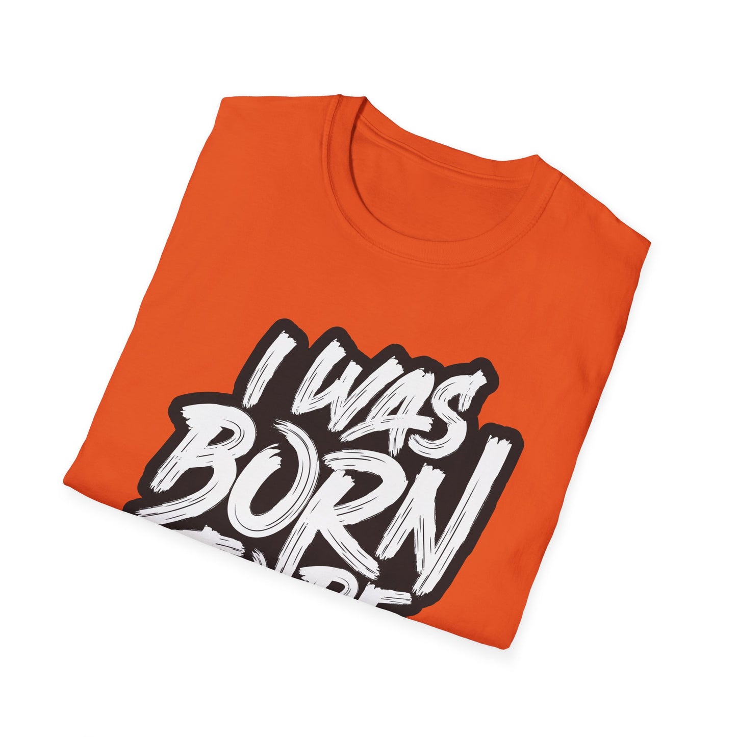I Was Born To Be Handsome Unisex Softstyle T-Shirt