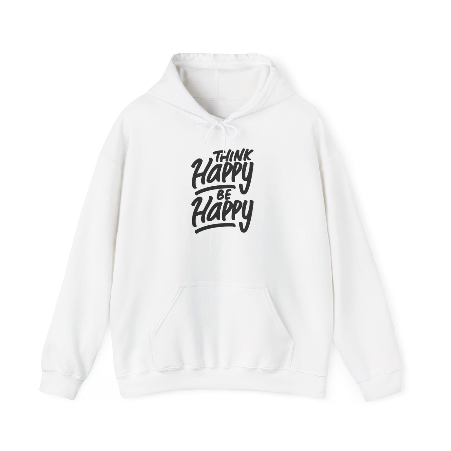 Think Happy Be Happy Unisex Heavy Blend™ Hooded Sweatshirt