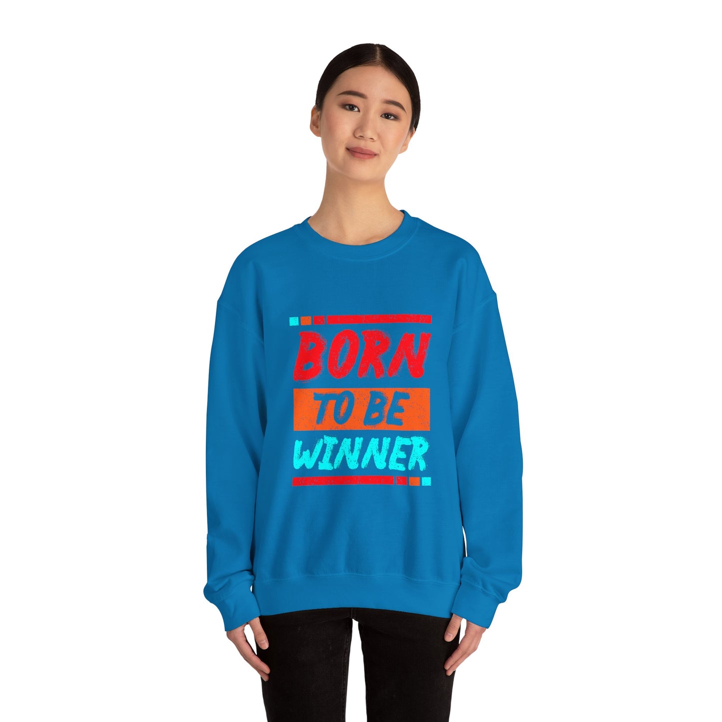 Born To Be Winner Unisex Heavy Blend™ Crewneck Sweatshirt